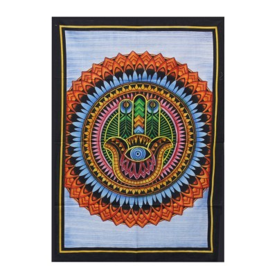 Wall Hanging Handbrushed Hamsa